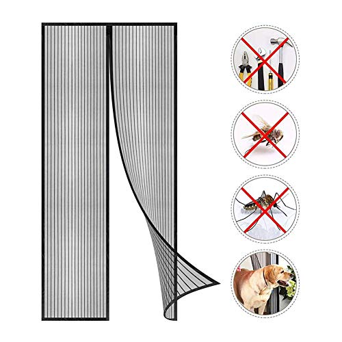 SYC Fliegengitter Tür,fliegengitter balkontür,Insektenschutz Magnet Fliegenvorhang - Kinderleichte Klebemontage Ohne Bohren für Wohnzimmer Balkontür Terrassentür SYC Fliegengitter Tür,fliegengitter balkontür,Insektenschutz Magnet Fliegenvorhang - Kinderleichte Klebemontage Ohne Bohren für Wohnzimmer Balkontür Terrassentür von SYC