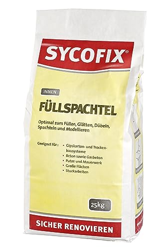 SYCOFIX Füllspachtel (25 kg), Grundpreis 1,03 Euro/kg von SYCOFIX