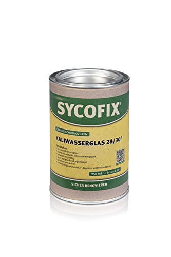 SYCOFIX Kaliwasserglas 28/30° 750 ml, für innen und außen, verkieselt und imprägniert, ökologisch von SYCOFIX