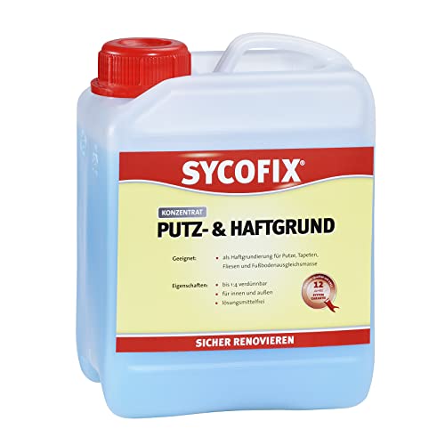 SYCOFIX Putz- und Haftgrund LF 2 l, Grundierung, wasserverdünnbar, transparent auftrocknend von SYCOFIX
