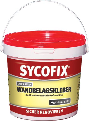 Wandbelagskleber Bordüren und Klebkraftverstärker 1Kg von SYCOFIX