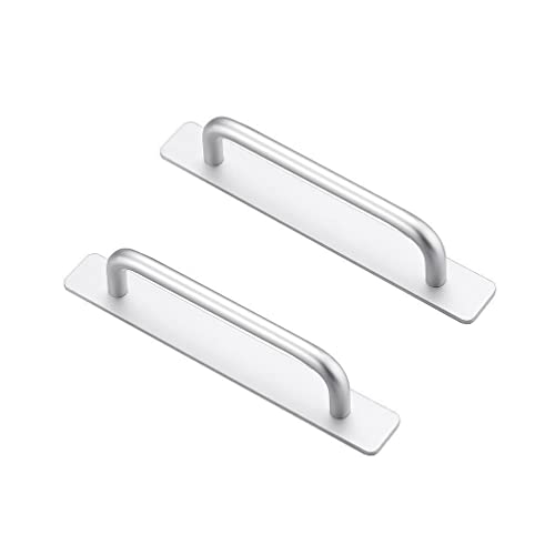SYDARSYN 2 Stück Möbelgriffe Stück SelbstklebenderAluminium Schrankgriffe Griffe Küchengriffe für Küchenschränke Schubladengriff Fenster Türgriffe Silber 180mm SYDARSYN 2 Stück Möbelgriffe Stück SelbstklebenderAluminium Schrankgriffe Griffe Küchengriffe für Küchenschränke Schubladengriff Fenster Türgriffe Silber 180mm von SYDARSYN