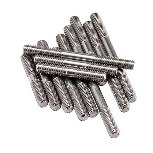 SYDARSYN Doppelend Gewindebolzen 304 Edelstahl Gewindestange Gewindebolzen Gewindestab M4x20mm (20 Stück) von SYDARSYN