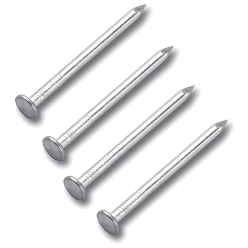 SYDARSYN Edelstahl Zementnagel Stahlnägel Wandnägel Holzbearbeitungsnägel Nägel Schießen Mauerwerk Ankernagel M3x76mm (20 Stück) von SYDARSYN