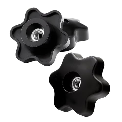 SYDARSYN M10 Durch Loch Sternknöpfe Innengewinde Rändelknopf Stern Klemmknöpfe Griff Mutter M10 (3 Stück) von SYDARSYN