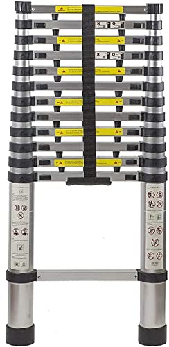 Tragbare teleskopische Aluminiumleiter mit einem Knopfausgriffssystem ausgedehnbare Leiter für die 2 m Lange Verlängerungsleiter für Verschiedene Aufgaben Beauty Comes Tragbare teleskopische Aluminiumleiter mit einem Knopfausgriffssystem ausgedehnbare Leiter für die 2 m Lange Verlängerungsleiter für Verschiedene Aufgaben Beauty Comes von SYFJDBK