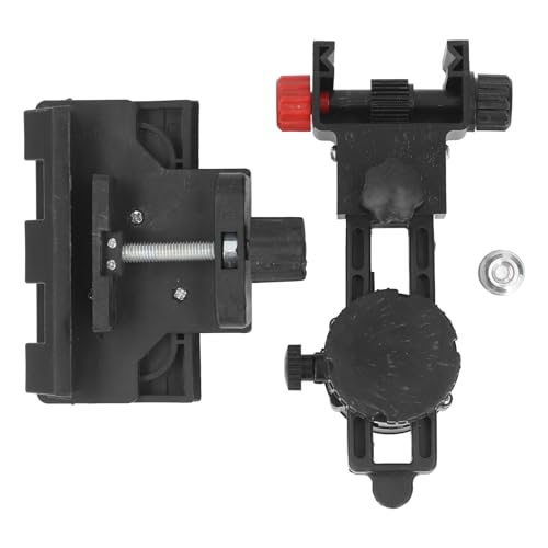 Fine Tuning Bracket Level Adapter, 360 Grad Einstellbare Unterstützung L-Form Schwenkbare Basis, Deckenmontage für Teleskophalter Höhenverstellung für Laser-Level-Schnittstelle von SYH&AQYE