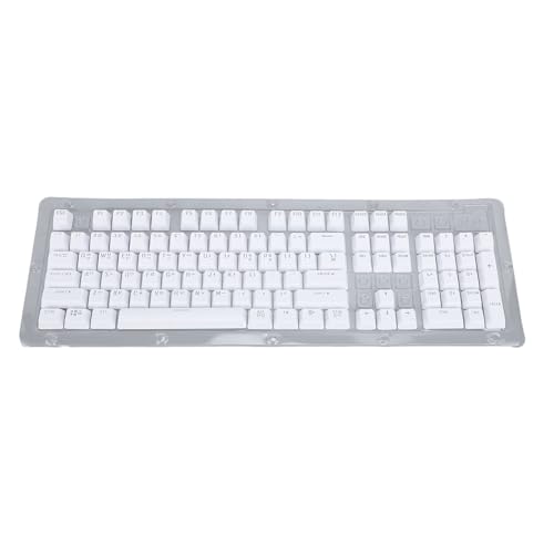 SYH&AQYE 104PCS -Tastaturkaps Set ABS Korean Tastatur Tastatur Tastatur Ersatz für 61 64 68 84 87 96 98 100 104 Mechanische Tastaturen (White) von SYH&AQYE