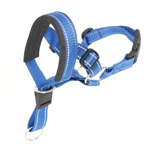 SYH&AQYE Maulkorb for Hunde, verstellbare Hundeleine und Maulkorb, ausbruchsicheres Design for Fellpflege, Training, Spazierengehen. Passt klein for Training, Spazierengehen, Reisen(Blau,S) von SYH&AQYE
