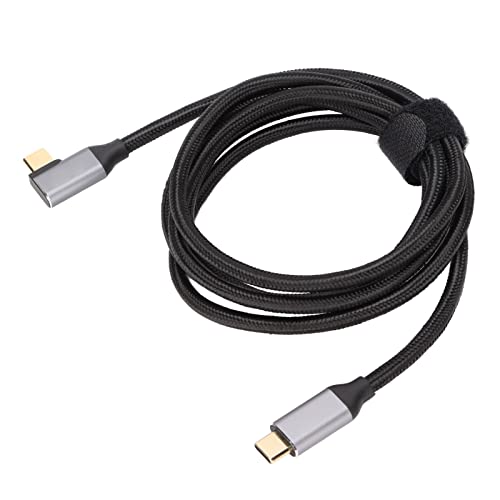 SYH&AQYE Multifunktionales USB C auf USB C Kabel, 1,5 M, 100 W PD Nylon, 90 Grad USB C Schnellladekabel, 4K Bei 60 Hz, 3.1 Gen2 10 Gbit/s 3 Kabel SYH&AQYE Multifunktionales USB C auf USB C Kabel, 1,5 M, 100 W PD Nylon, 90 Grad USB C Schnellladekabel, 4K Bei 60 Hz, 3.1 Gen2 10 Gbit/s 3 Kabel von SYH&AQYE