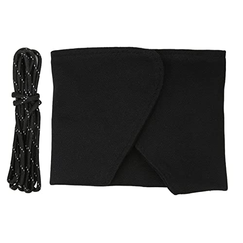 Stativtuch Faltbare tragbare Dreieckhocker -Stoffhandhandhandgeschwindigkeit Stabiler Campinghocker -Tuch für BBQ Party Wanderung (Schwarz) von SYH&AQYE