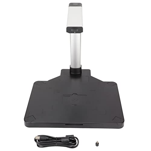 Tragbarer Dokumentenscanner, 64 x 2448 A3/A4-Buchdokumentenscanner für Lehrer, zusammenklappbare Dokumentenscanner-Kamera mit Echtzeitanzeige für Familien, Lehrer, Anwälte von SYH&AQYE