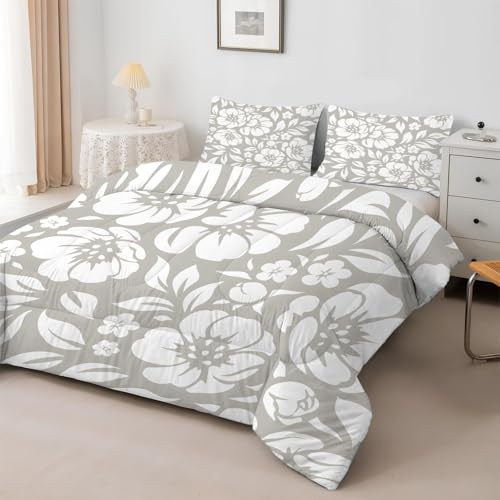 Blumen Bettdecke 155x220 4 Jahreszeiten Bettdecken 155x220, Grau Ganzjahresdecke, Waschbare Bettdecke Ohne Bezug Weiche Steppdecke Schlafdecke, B&9 Blumen Bettdecke 155x220 4 Jahreszeiten Bettdecken 155x220, Grau Ganzjahresdecke, Waschbare Bettdecke Ohne Bezug Weiche Steppdecke Schlafdecke, B&9 von SYHIEGO