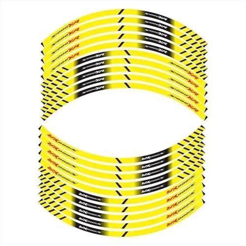 Motorrad Rad Aufkleber Kontur Dekoration Reflektierende Hub Felge wasserdichte Set Teile Für BMW S1000XR Dekorationen(B) von SYHJKX