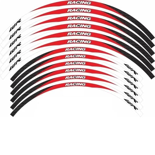 SYHJKX Motorrad Rad Aufkleber Kontur Dekoration Reflektierende Hub Felge Wasserdicht Für Yamaha WR250R WR250F WR450F Dekorationen(E) von SYHJKX