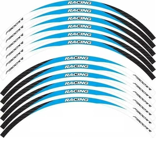 SYHJKX Motorrad Rad Aufkleber Kontur Dekoration Reflektierende Naben Felge Wasserdicht Set Zubehör Für BMW F900XR Dekorationen(F) von SYHJKX