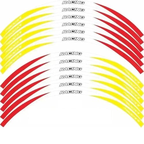 SYHJKX Motorrad Rad Aufkleber Kontur Dekoration Reflektierende Naben Felge Wasserdicht Set Zubehör Für BMW F900XR Dekorationen(M) von SYHJKX