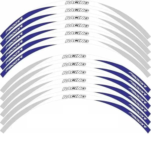 SYHJKX Motorrad Rad Aufkleber Kontur Dekoration Reflektierende Naben Felge Wasserdicht Set Zubehör Für BMW F900XR Dekorationen(N) von SYHJKX