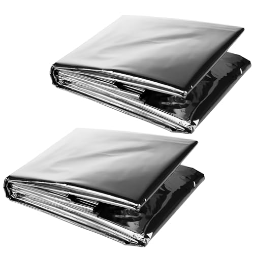 2 Stück Pflanze Reflektierende Folie 210 x 130 cm Silber Reflektorfolie Film PETP-Folie Hitzebeständige Folie Gewächshausfolie UV Beständig Garten Gewächshaus Licht wachsen Zubehör von SYHSYC