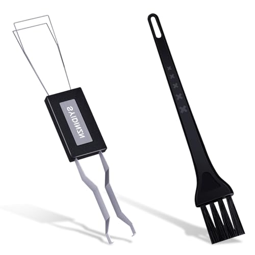 SYIDINZN Keycap Puller Remover Switch Puller Multifunktionales Tastenkappen Entfernungswerkzeug mit Bürsten für mechanische Tastatur und elektronische Geräte (Tastenkappenabzieher mit Bürste) von SYIDINZN