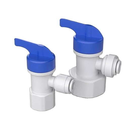 1/4 "3/8" 1/2 "männlich Weiblich Gewinde Kugelhahn RO Rückspülung Fitting Schalter Schnellkupplung Wasserfilter Umkehrosmose Teile(JSQMK065,5 pcs) von SYLALE