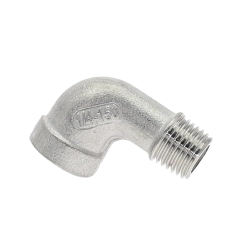 1/8 "1/4" 3/8 "1/2" 3/4 "1" Innengewinde X Außengewinde Street Elbow 90 Grad abgewinkelt SS 304 Edelstahl Rohrverschraubungen(2") von SYLALE