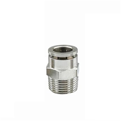 1 stücke Luft Pneumatische 10mm 8mm 6mm 4mm Schlauch Rohr BSP 1/4 "1/8" 3/8 "außengewinde Luft Rohr Anschluss Schnell Kupplung Feine Kupfer Fitting(6mm,M5) von SYLALE