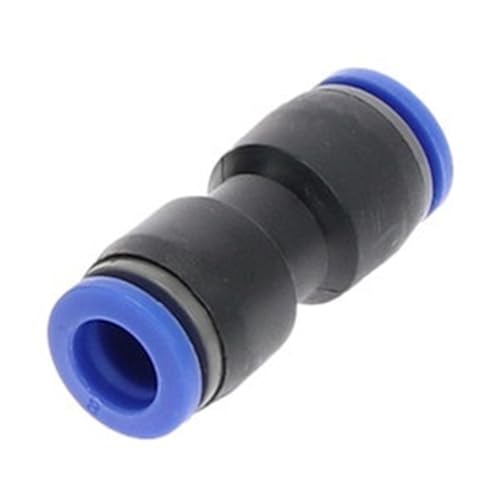 1 stücke PU "PUG 4 6 8 10 12 14 16 MM OD Schlauch Rohr Gerade Push in Fitting Pneumatische Push zu Verbinden Air Schnell Montage(Black) von SYLALE