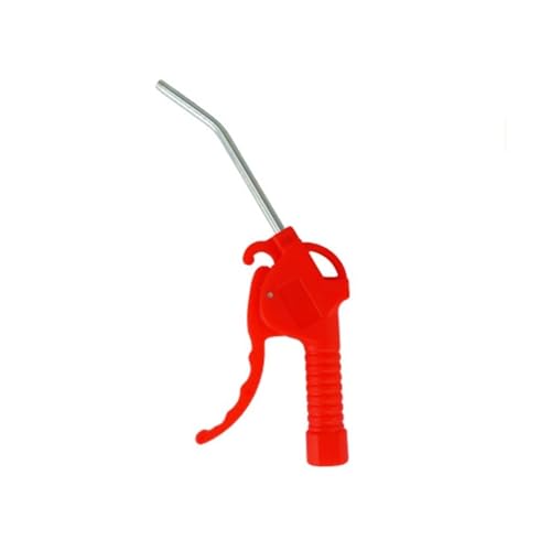 1 stücke Pneumatische Schlag luft werkzeug Metall Gebogen Rohr Düse Rot Luft Blasen Staub Gun G1/4 12,5mm gewinde von SYLALE