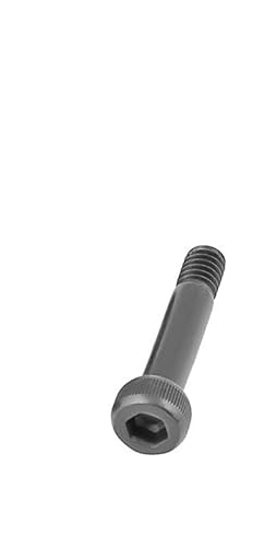 10–20 Stück M2 M2,5 M3 M4 Innensechskantschrauben der Güteklasse 12,9 Halbzahn-Innensechskant-Schulterschrauben Bolzen vernickelt/schwarz A2 (Color : Black, Size : M4x25 10pcs) von SYLALE