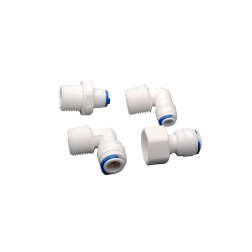 3/8 OD PE-Rohr zu Rohr/Innen- und Außengewinde Schnellverbinder Aquarium Wasserfilter RO Umkehrosmoseanlage(7) von SYLALE