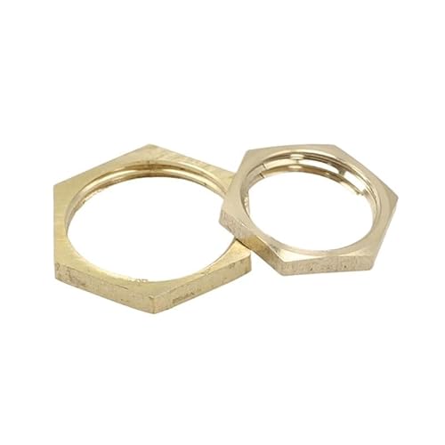 5 stücke Kupfer Hex Lock Muttern Rohr Fitting 1/8 "1/4" 3/8 "1/2" 3/4 Innengewinde Hexagonal schaft kappe(1/2") von SYLALE