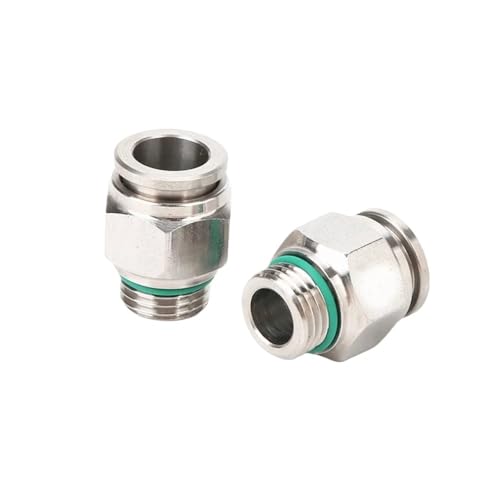 M8 M10 M12 M20 Außengewinde Luft Pneumatische 304 Edelstahl Push In Schnellkupplung Release Fitting Sanitär Gas(10mm-M20x1.5) von SYLALE