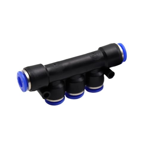 PKG" Pneumatischer Mehrfachverbinder Schnellspann-befestigung Einstecken Fit for Luft PK4 6 8 10 12mm(12-8-12) von SYLALE