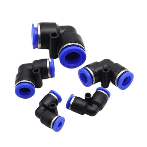PVG "2Way 4 6 8 10 12 14 16MM Pneumatische L Typ Ellenbogen Fitting Kunststoff Rohr Stecker Schnell(8mm to 6mm) von SYLALE