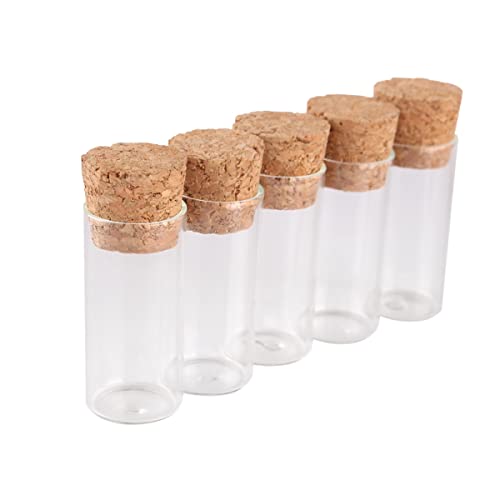 SYLALE 100 Stück 3 ml 16 x 35 mm Reagenzgläser mit Korkdeckel Glasgefäße Glasfläschchen Winzige Glasflaschen for DIY-Bastelzubehör SYLALE 100 Stück 3 ml 16 x 35 mm Reagenzgläser mit Korkdeckel Glasgefäße Glasfläschchen Winzige Glasflaschen for DIY-Bastelzubehör von SYLALE
