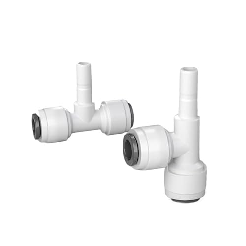 T-Typ T RO Wasser Fitting Männlich Weiblich Gewinde Schnell Anschluss 1/4 3/8 Schlauch Rohr Stecker Filter Umkehrosmose teile(1) von SYLALE