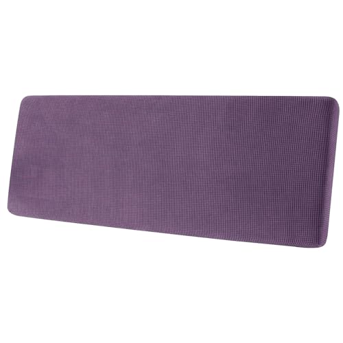 Sofa Sitzkissenbezug, Sofa Sitzkissenbezug Stretch, Elastischer Kissenbezüge, Husse Überzug Bezug Für Sofa Sitzkissen, rutschfest Stoff Tartan (Lila,2-Sitzer) von SYLC