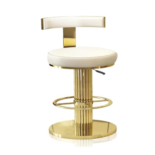 Barhocker Light Luxury Bar Chair Lift Rotating Bar Chair Simple Backrest High Chair Bar Stool Bar High Stool Bar Stool Robust und Langlebig(Y,C) von SYLGXH