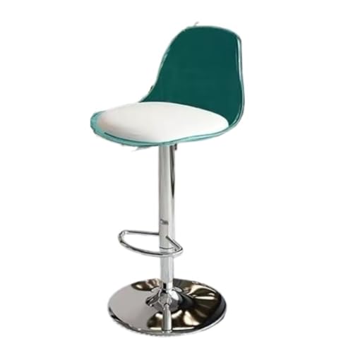 SYLGXH Barhocker Barhocker Haushalt Heben Hochhocker Barhocker Kassierer Schreibtisch Hoher Vorderstuhl Schreibtisch Transparenter Barhocker Robust und Langlebig(Green) von SYLGXH