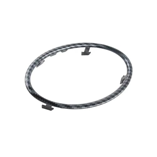 Auto Interieurleisten 1/4 Stück Auto-Klimaanlagen-Steckdosen-Dekoration Kreisring-Steckdosen-Aufkleber Für Ford Für Focus 2 MK2 2005–2013 Auto-Innenausstattung Auto Zierleiste(1pc Carbon Fiber) von SYLTER