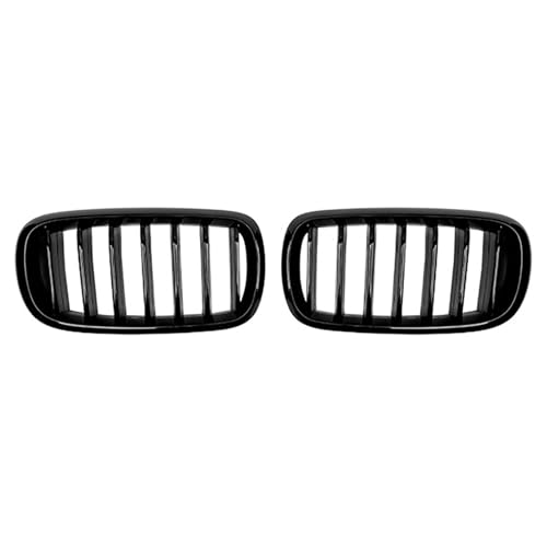 Frontstoßstangengitter 2 Stücke Auto Fronthaube Niere Grill Mesh Helle Schwarz Racing Grills Für F15 F16 X5 X6 2014 2015 2016 2017 Kühlergrill Sportgrill Frontstoßstangengitter 2 Stücke Auto Fronthaube Niere Grill Mesh Helle Schwarz Racing Grills Für F15 F16 X5 X6 2014 2015 2016 2017 Kühlergrill Sportgrill von SYLTER