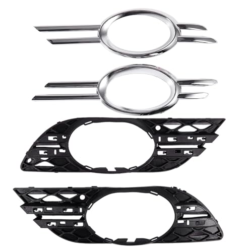 Frontstoßstangengitter 4Pcs Front Stoßstange Nebel Licht Chrom Grill Trim Abdeckung Links Rechts Für Benz Für W211 E320 E350 E550 E63 Amg 2007 2008 2009 Kühlergrill Sportgrill Frontstoßstangengitter 4Pcs Front Stoßstange Nebel Licht Chrom Grill Trim Abdeckung Links Rechts Für Benz Für W211 E320 E350 E550 E63 Amg 2007 2008 2009 Kühlergrill Sportgrill von SYLTER