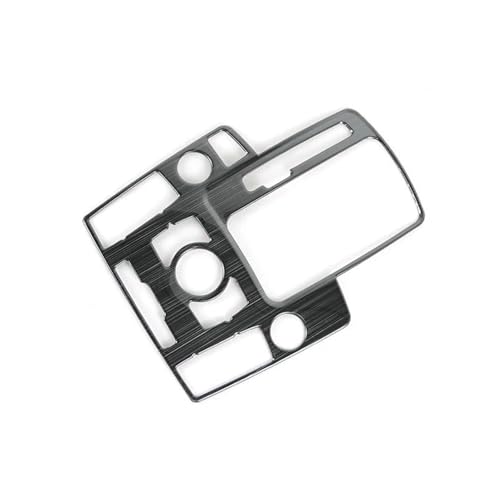 SYLTER Auto Interieurleisten Autokonsole Schalthebel Multimedia-Taste Rahmenabdeckung Zieraufkleber Für Q7 2008-2015 Autoinnenausstattung Auto Zierleiste(Schwarz) von SYLTER