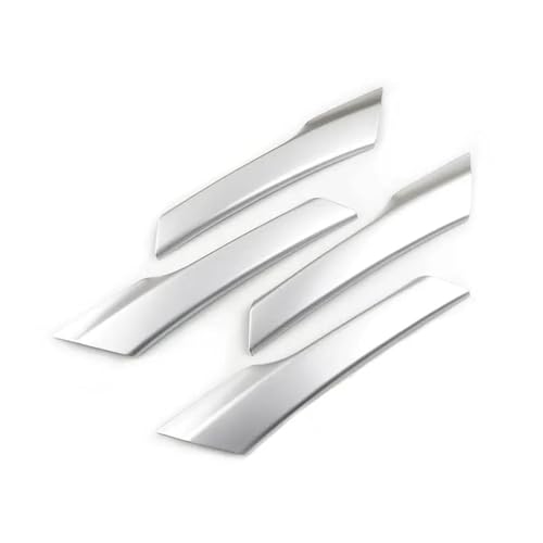 SYLTER Auto Interieurleisten Für VW Für Tiguan 2008-2016 Auto Styling Zubehör Innentür Armlehne Griff Pull Abdeckung Trim Auto Zierleiste(Silber) von SYLTER