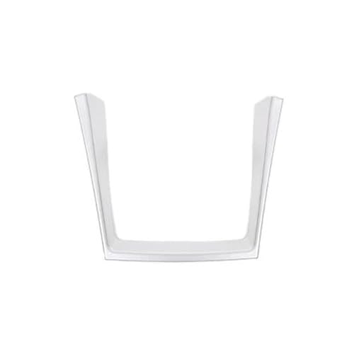 SYLTER Auto Interieurleisten Für X5 E70 2008-2013 ABS Auto Zentrale Steuerung Wasser Tasse Halter Dekoration Rahmen Trim Aufkleber Zubehör Auto Zierleiste(Silber) von SYLTER