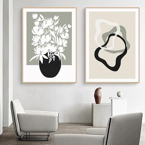 SYLUOQP 2PCS Abstrakte Geometrische Linien Hängen Malerei Vase Schlafzimmer Wohnzimmer Dekoration Leinwand Poster Kein Rahmen,20x30cm SYLUOQP 2PCS Abstrakte Geometrische Linien Hängen Malerei Vase Schlafzimmer Wohnzimmer Dekoration Leinwand Poster Kein Rahmen,20x30cm von SYLUOQP