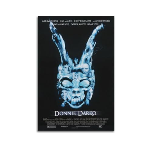 SYLUOQP Donnie Darko Poster, Kunstdekoration, Wandposter, Dekoration, Innenposter, Druck, Dekoration, Bar, Restaurant, Ästhetik, Poster, Wohnzimmer, Poster, 50 x 75 cm, ungerahmter Stil SYLUOQP Donnie Darko Poster, Kunstdekoration, Wandposter, Dekoration, Innenposter, Druck, Dekoration, Bar, Restaurant, Ästhetik, Poster, Wohnzimmer, Poster, 50 x 75 cm, ungerahmter Stil von SYLUOQP