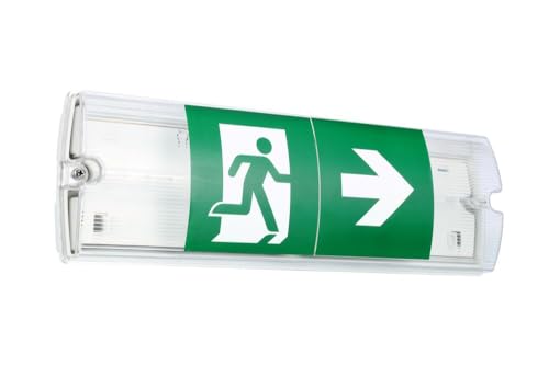 SYLVANIA Notausgangsschild beleuchtet | LED Fluchtwegschild | 3h Notstromakku | IP65 Wasserdicht | Für Wandmontage | Notbeleuchtung | Notlicht SYLVANIA Notausgangsschild beleuchtet | LED Fluchtwegschild | 3h Notstromakku | IP65 Wasserdicht | Für Wandmontage | Notbeleuchtung | Notlicht von SYLVANIA