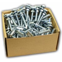 Symbionet - 100x Hammerschrauben M8x30mm Hammerkopfschrauben Montageschiene von SYMBIONET